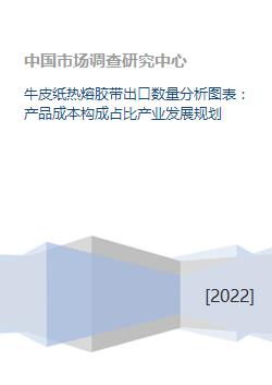 牛皮纸热熔胶带出口数量分析图表 产品成本构成占比产业发展规划